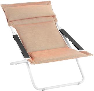 Lafuma Liegestuhl BAYANNE Deck Chair Hedona Ocre (orange)