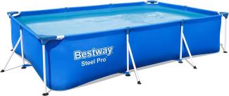 Steel Pro™ Frame Pool ohne Pumpe 300 x 201 x 66 cm, blau, eckig