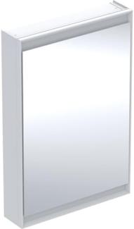 Geberit ONE Spiegelschrank mit ComfortLight, 1 Tür, Aufputzmontage, Aluminium eloxiert, 60x90cm, 505.81, Ausführung: Anschlag links - 505.810.00.1