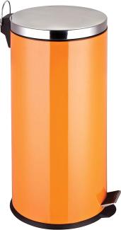 Premier Housewares Prime Furnishing Treteimer aus Edelstahl Orange
