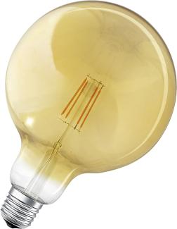LEDVANCE Smarte LED-Lampe mit ZigBee-Technologie für E27-Sockel, goldenes Glas ,Warmweiß (2400K), 680 Lumen, Ersatz für herkömmliche 52W-Leuchtmittel, smart dimmbar, 1-er Pack
