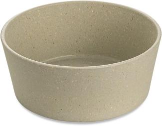 Koziol Schalen 2er-Set Connect Bowl, Schüsseln, Kunststoff-Holz-Mix, Nature Desert Sand, 400 ml, 7102700