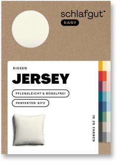 Schlafgut Kissenbezug EASY Jersey | Kissenbezug einzeln 40x40 cm | yellow-light