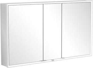 Villeroy & Boch My View Now, Spiegelschrank für Wandeinbau mit Beleuchtung, 1300x750x167,5 mm, mit Sensordimmer, 3 Türen, A45613 - A4561300