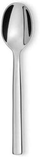 Alessi Ovale Teelöffel, Edelstahl, Silber, 14 x 4. 5 x 2 cm, 6-Einheiten