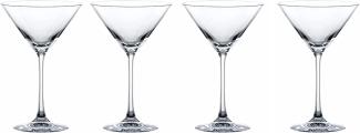 Spiegelau & Nachtmann 4-teiliges Martini-Set, Kristallglas, 195 ml, Vivendi, 89738