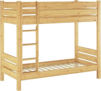Erst-Holz Etagenbett 90x200 Nische 100 teilbar mit 2 Rollroste