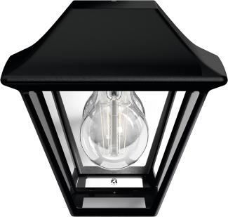 Philips Alpenglow wall lantern black 1x42W 230V