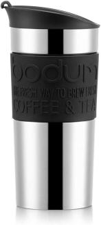 Bodum Travel Mug Reisebecher, mit Trinköffnung, Edelstahl, 350ml