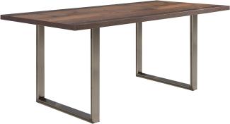 FORTE Tables Esstisch, Holzwerkstoff, Braun, 180 x 74,7 x 90 cm