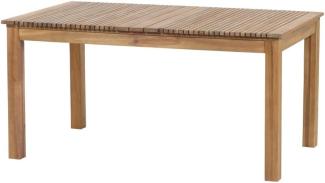 Falun Dining Tisch 150x90x74 cm Gestell und Tischplatte Akazienholz natur geölt