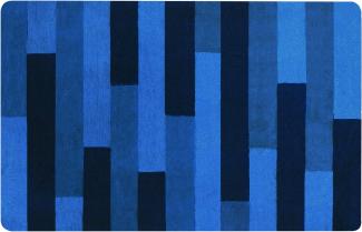 Spirella Badematte Badteppich Plank Blau 70x120 cm Teppich