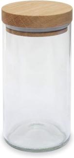 Vorratsglas mit Eichendeckel (Silikonring) 450 ml von SIDE BY SIDE
