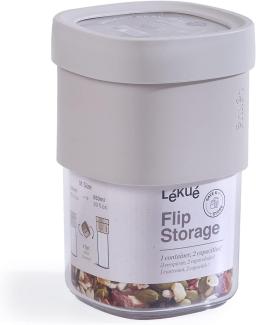 Lekue Flip Storage Beige Vorratsdose 800 ml