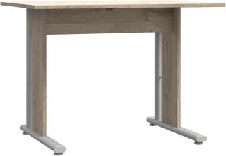 FORTE Mindi Schreibtisch, Holzwerkstoff, Braun, 100 x 72 x 70 cm