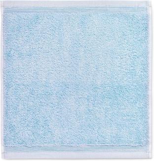 Möve Superwuschel Seiftuch, 100% Baumwolle, aquamarine, 30 x 30 cm
