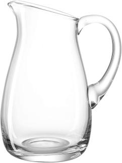 Leonardo Giardino Krug, Wasserkrug, Glaskrug, Saft Kanne, Glas, Klar, 1 L, 10237