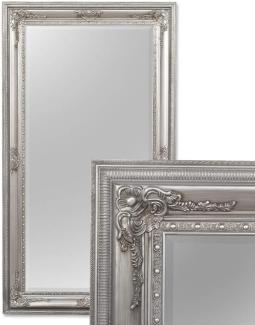 Spiegel EVE ca. 180x100cm Antik-Silber Barock Wandspiegel Holzrahmen Facette