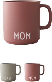 Design Letters Becher mit Henkel Favourite Cup Mom Altrosa 10101008ARMOM