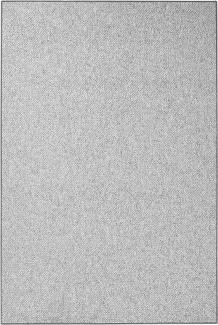 Woll-Optik Teppich Wolly Grau - 80x150x0,1cm