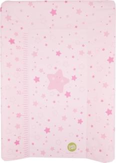 Babycalin Wickelauflage, luxuriös, mit Sternen, Beige, 50 x 70 cm, mit aufgedruckter Messleiste