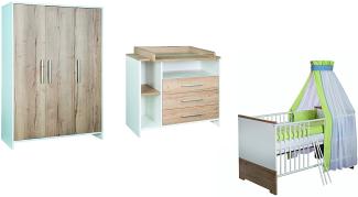 Schardt 'Eco Plus' 3-tlg. Babyzimmer-Set Schrank 3-türig