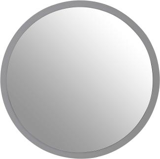 SCHILDMEYER Spiegelpaneel rund Wandspiegel Badspiegel grau 60 x 60 x 30 cm