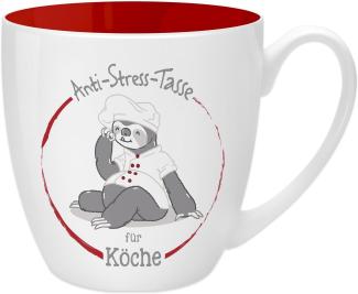 GRUSS & CO Anti-Stress-Tasse Motiv "Köche" | Tasse mit Spruch, 45 cl, New Bone China | Geschenk lustig | 45493