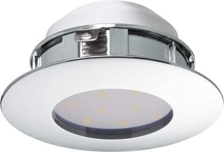 Eglo 95818 Hochvolt LED Einbauleuchte Pineda in chrom 1X6W Ø 7,8cm IP44