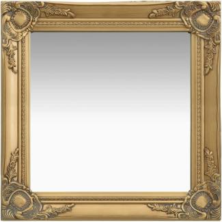 vidaXL Wandspiegel im Barock-Stil 50 x 50 cm Golden