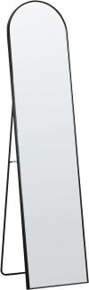 Stehspiegel schwarz 36 x 150 cm BAGNOLET