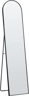 Stehspiegel schwarz 36 x 150 cm BAGNOLET