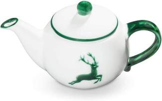 Gmundner Keramik Teekanne Glatt (0,5L) Grüner Hirsch