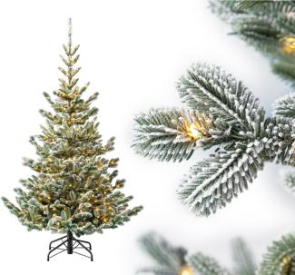 Evergreen Künstlicher Weihnachtsbaum Nobilis Kiefer | Inkl. LEDs & Kunstschnee | Grün | 180 cm