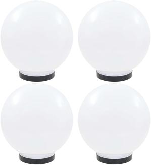 LED-Gartenleuchten 4 Stk. Kugelförmig 25 cm PMMA