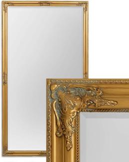 Wandspiegel BESSA 180x100cm Antik-Gold Barock Design Spiegel Pompös Facette
