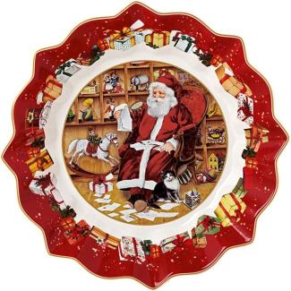 Villeroy & Boch Toy's Fantasy Schale groß, Santa liest Wunschzettel