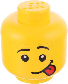 Room Copenhagen 'LEGO Storage Head Silly' Aufbewahrungsbox gelb mini