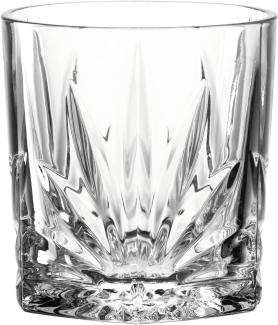 Leonardo Trinkglas Capri, Wasserglas, Saftglas, Kalk-Natron Glas, Klar, 220 ml, 022773