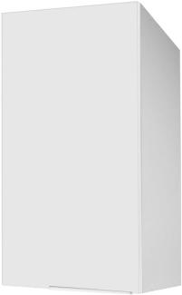 Berlioz Creations CP3HBM Hängeschrank für Küche mit 1 Tür in sehr mattem Weiß, 30 x 34 x 70 cm, 100 Prozent französische Herstellung