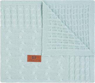 Baby´s Only Strickdecke 'Cable' mint, 100x135 cm