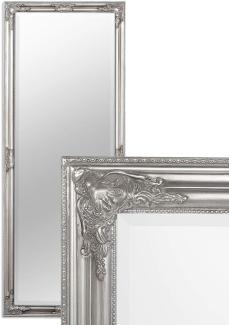 Wandspiegel BESSA silber antik 180x70cm barock Design Spiegel pompös Holzrahmen