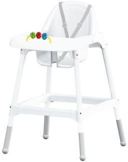 Kinderstuhl mit Tablett Babystuhl Babysitz Fußstütze Antilope Essstuhl Hochstuhl