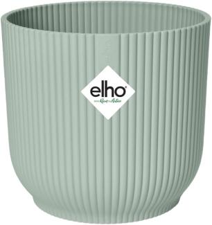 elho Vibes Fold Rund Mini 11 Pflanzentopf - Blumentopf für Innen - 100% recyceltem Plastik - Ø 11. 1 x H 10. 5 cm - Grün/Sorbet Grün