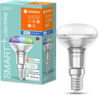 LEDVANCE Smarte LED-Lampe mit Bluetooth Mesh, R50 Spotlampe für E14 Sockel aus Glas mit 3W, ersetzt herkömmliche 40W-Reflektorlampen, steuerbar mit Alexa & Google Assistant, 4er-Pack