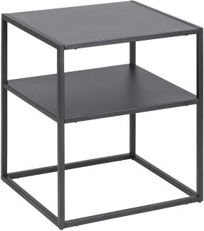 Nachttisch NEWTON, aus Stahl, schwarz, ca. 40x50x40cm