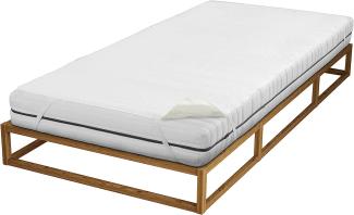 Biberna Molton Sleep & Protect Matrazenauflage weiß 90 x 200 cm Matratzenschoner