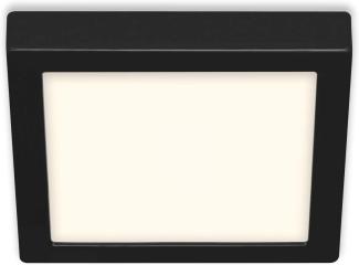 Briloner LED Deckenleuchte Fire Black schwarz 22, x 22,5 cm neutralweiß