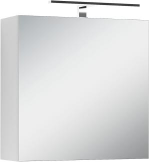 Homexperts 'SALSA' Spiegelschrank, Holzwerkstoff Spanplatte weiß, B 60 x H 60 x T 20 cm