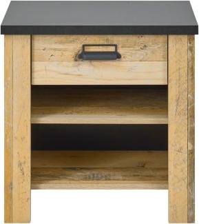 Nachttisch Stove in Used Wood hell 60 x 61 cm